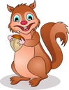 Funny squirrel cartoon