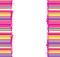 Funny striped background seamless