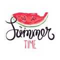 Funny summer hand drawing calligraphy