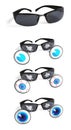 Funny sun glasses Royalty Free Stock Photo