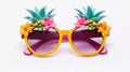 Funny Sunglasses with Flowers for Vacation