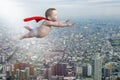 Funny Superhero Super Baby, Flying