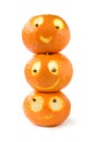 Funny tangerines Royalty Free Stock Photo