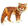 Funny Tiger cartoon character