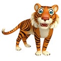 Funny Tiger cartoon character