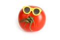 Funny tomato cherry Royalty Free Stock Photo