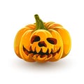 Funny Toothy Halloween Pumpkin