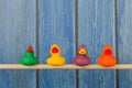 Funny toy ducks Royalty Free Stock Photo