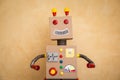 Funny toy robot Royalty Free Stock Photo