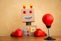 Funny toy robot Royalty Free Stock Photo