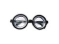 Funny toy short-sighted glasses with heavy scratching