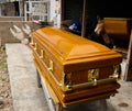 Funny traditional coffin in the shape of profession, Accra in Ghana Royalty Free Stock Photo