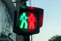 Funny traffic light in Hue, Vietnam