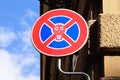 Funny traffic sign in Florence, Italy.