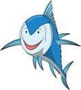 Funny Tuna Fish Color Illustration Royalty Free Stock Photo