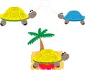 Funny turtles