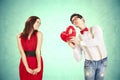 Funny Valentine's Day Royalty Free Stock Photo