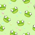 Funny vector childish seamless pattern Royalty Free Stock Photo