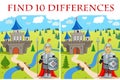 Funny Vector illustration - Find 10 differences