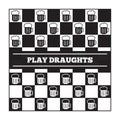 Funny vector poster about beer and draughts