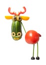 Funny vegetable deer