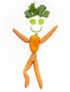 Funny vegetable figure