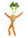 Funny vegetable figure