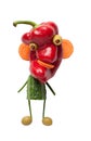 Funny vegetable monster