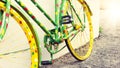 Funny vintage bicycle