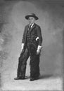 Funny Vintage Cowboy, Costume, Gun