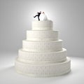 Funny wedding cake