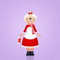 Funny wife of Santa Claus