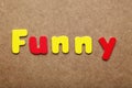 Funny word Royalty Free Stock Photo