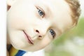Funny young happy boy.close-up face of child Royalty Free Stock Photo