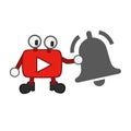 Funny Youtube Cartoon Bell notification