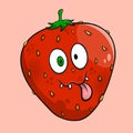 The giant funny face strawberry.