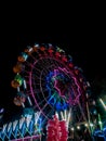 Funpark street lights ever sky some beautiful Royalty Free Stock Photo