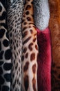Fur Coat Collection Royalty Free Stock Photo