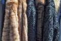 Fur coats detail