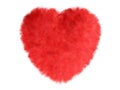 Fur heart Royalty Free Stock Photo