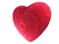 Fur heart Royalty Free Stock Photo