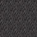 Fur texture wild animal skin black white seamless pattern