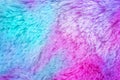 Fur of a unicorn, rainbow background. Trendy design of webpunk and vaporwave. Royalty Free Stock Photo