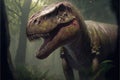 Tyrannosaurus Rex in the jungle Image