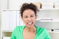 Furious woman Royalty Free Stock Photo