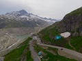 Furkapass with Belvedere Hotel, Switzerland.