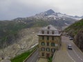 Furkapass with Belvedere Hotel, Switzerland.