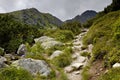 Furkotska dolina. Tourist trail. High Tatras