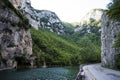 The Furlo pass, marche , Italy Royalty Free Stock Photo