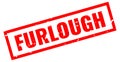 Furlough grunge sign